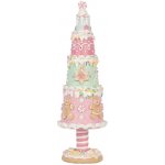 Vánoční dekorace stromek s perníčky Pastel Christmas Chic - Ø 8*26 cm - Clayre & Eef – Hledejceny.cz