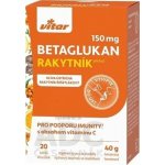 Vitar Betaglukan 150 mg prášek v sáčcích, příchuť rakytník 20 ks – Hledejceny.cz