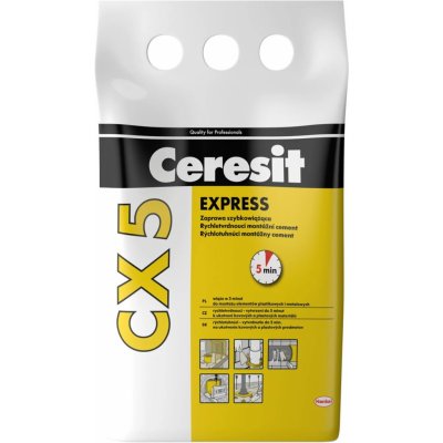 Montážní cement CX 5 rychloschnoucí 5 kg Ceresit pytel – Zbozi.Blesk.cz