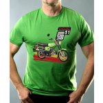 Simson S51 Enduro zelený V1 pánské tričko Basic – Zboží Mobilmania