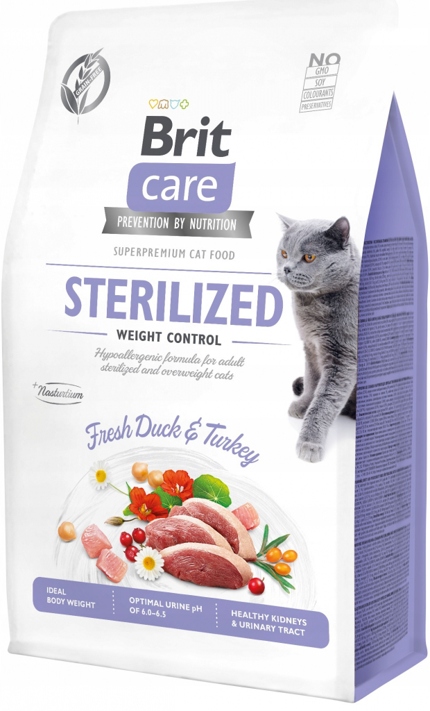 Brit Care Cat Grain Free Sterilised Weight Control 2 kg