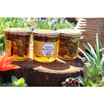 Včelí farma Kurtinovi Ovoce a ořechy v medu 170 g