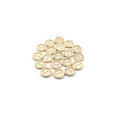 Knoflík HANDMADE Ø 20 mm - sv. přírodní – Sleviste.cz