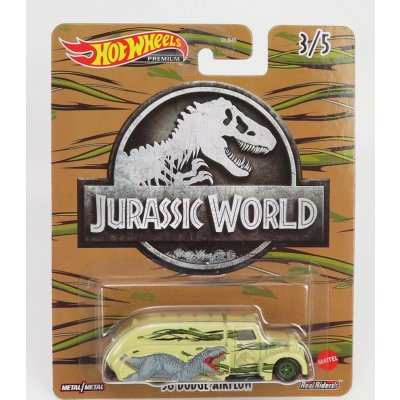 Mattel hot wheels Dodge Aiflow Jurassic World Krémově Šedá 1:64