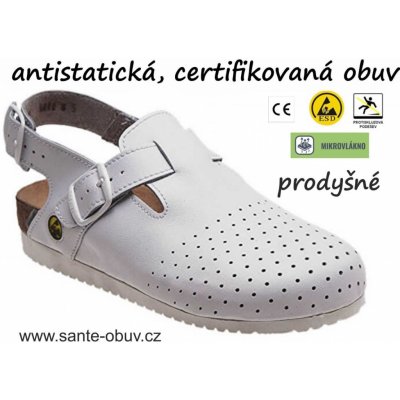 Santé N/81/10/E/P zdravotní sandál bílá – Zboží Dáma