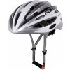 Cyklistická helma Force Road bílá-stříbrná 2016