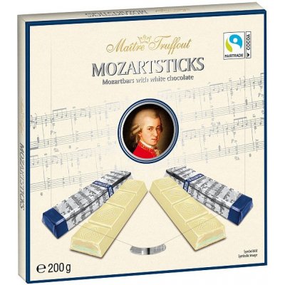 Maitre Truffout Mozartsticks White Chocolate 200 g – Sleviste.cz