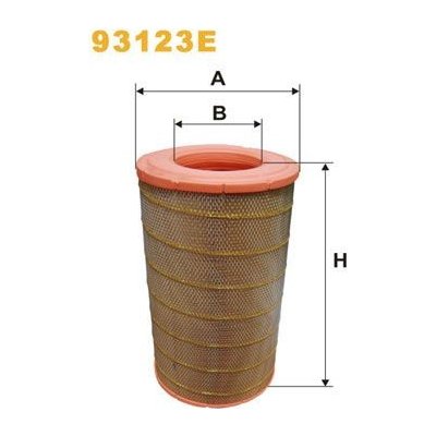 Vzduchový filtr WIX FILTERS 93123E – Hledejceny.cz