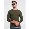 Pánský rolák Ombre Clothing pánský svetr OM-SWSW-0103-V7 tmavě zelený