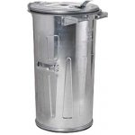 Meva popelnice 110L Zn kulatá pevná – Zboží Dáma