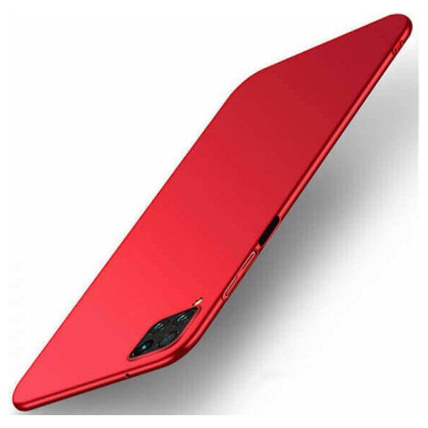 Pouzdro a kryt na mobilní telefon Realme Pouzdro SES Ochranné plastové Realme 8 5G - červené 10090