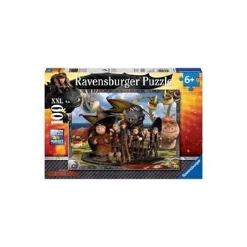 Ravensburger Jak vycvičit draka: Bezzubka a přátelé XXL 100 dílků