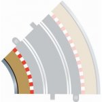 Scalextric Radius 2 krajnica vnútorná 45° x 4 – Sleviste.cz