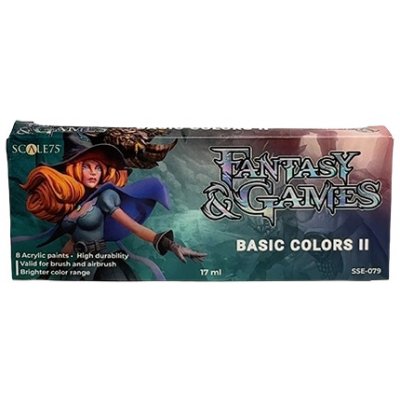 Scale75 Basic Colors II Fantasy & Games sada barev 8 x 17 ml – Sleviste.cz