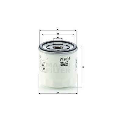 Olejový filtr MANN-FILTER W 7008 (W7008) – Sleviste.cz