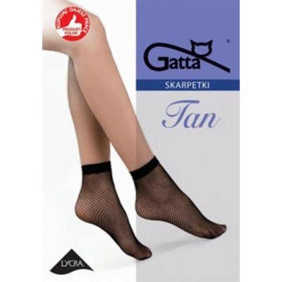 Gatta dámské síťované ponožky Tan 01 Černá Nero
