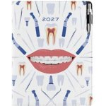 Design A4 denní 2027 bílá – Zboží Živě