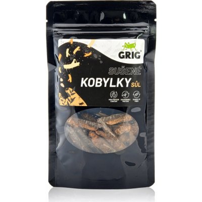 Grig Sušené křupavé kobylky sůl 8 g – Zboží Dáma