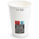 Papírový kelímek FSC Mix s cejchem bílý Ø70mm 0,2L WIMEX 76702 – Sleviste.cz