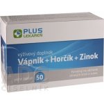 Plus Lékárna Vápník + Hořčík + Zinek 50 tablet – Hledejceny.cz