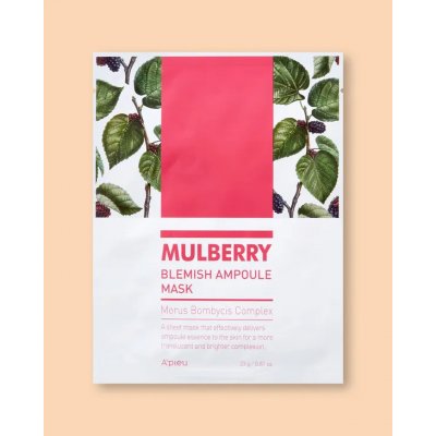A'Pieu Mulberry Blemish Ampoule Mask s extraktem moruše 23 g – Zboží Mobilmania