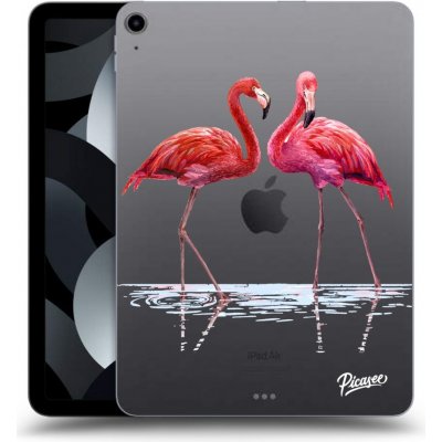 Picasee silikonový průhledný obal pro Apple iPad Air 5 10.9" 2022 Flamingos couple – Zbozi.Blesk.cz