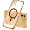 Pouzdro a kryt na mobilní telefon Pouzdro SES MagSafe silikonové Apple iPhone 12 mini - zlaté