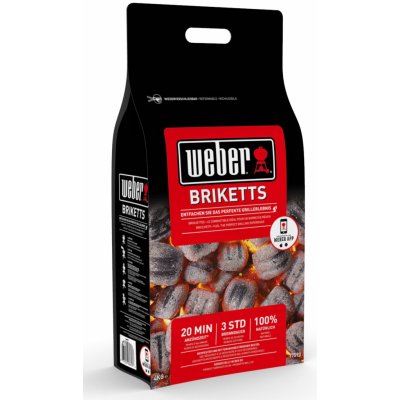 WEBER Grilovací brikety 4 kg – Zboží Mobilmania