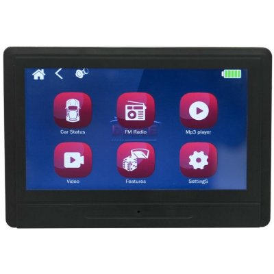 mamido Hudební panel do elektrického vozítka LCD MP4 Mercedes Benz G63 – Zboží Dáma