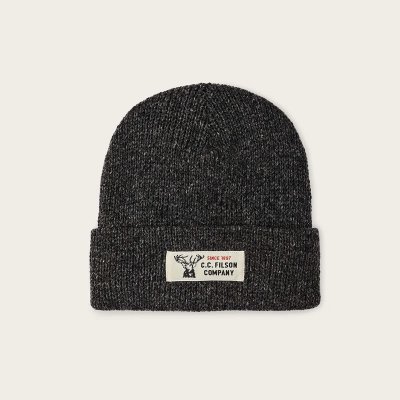 Filson Lined Ragg Wool beanie Charcoal Black – Hledejceny.cz