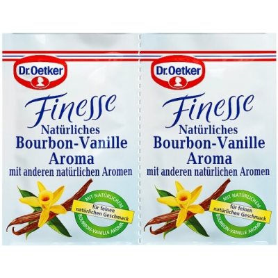 Dr. Oetker Tekuté přírodní aroma bourbon vanilka s jinými přírodními aromaty 2 x 5g (10g) – Zboží Dáma