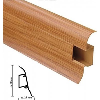 Döllken SLK 50 Lišta soklová 3883 2,5 m – Zboží Mobilmania