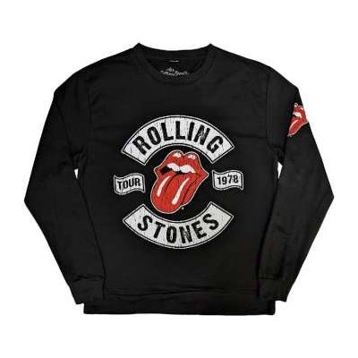 The Rolling Stones Unisex Sweatshirt: Us Tour 1978 back & Sleeve Print – Zboží Dáma