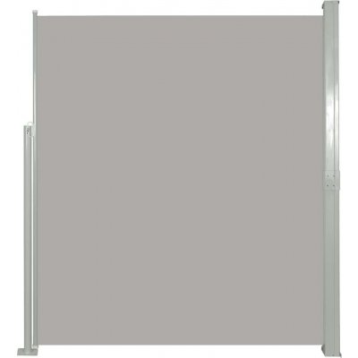 Greatstore Zatahovací boční markýza / zástěna 160 x 500 cm šedá – Zboží Mobilmania