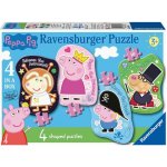 RAVENSBURGER Prasátko Peppa 4v1 4,6,8,10 dílků – Hledejceny.cz