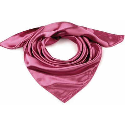 saténový šátek jednobarevný 3 starorůžová – Hledejceny.cz