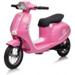 mamido Dětský elektrický skútr Retro 23 růžový – Zboží Dáma