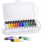 akrylové barvy PRIMO sada 12 x 7,5 ml – Hledejceny.cz