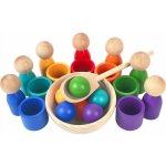 2Kids Toys duhové panenky s míčky 7 barev – Zboží Dáma