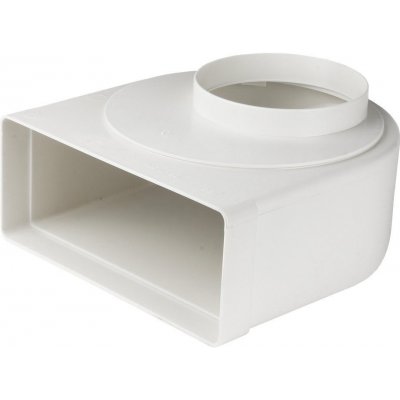 Dalap Redukce 90° z O125 mm čtyřhranné 220 x 90 mm – Hledejceny.cz