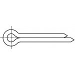 PROFISTYL DIN 94 Závlačka pozink Varianta: DIN 94 závlačka ZnB 4,0x25 – Sleviste.cz