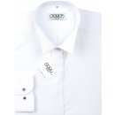 AMJ pánská košile dlouhý rukáv do fraku na manžetové knoflíčky JDA018FR bílá