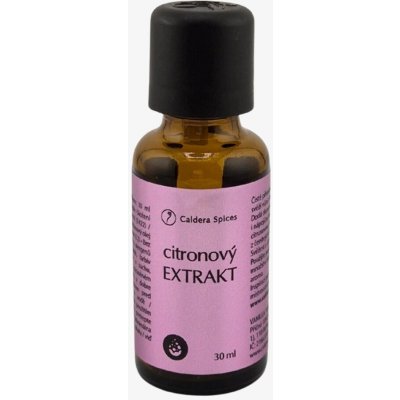 Caldera Spices Citronový extrakt 30 ml – Hledejceny.cz