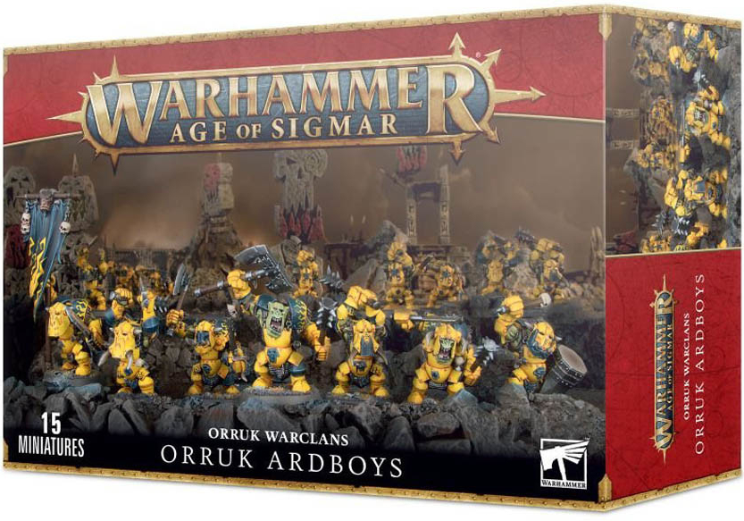 GW Warhammer Age of Sigmar Orruk Warclans Ardboyz