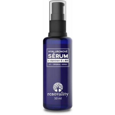 Renovality Hyaluronové sérum s vitamínem C a B3 50 ml – Zboží Mobilmania