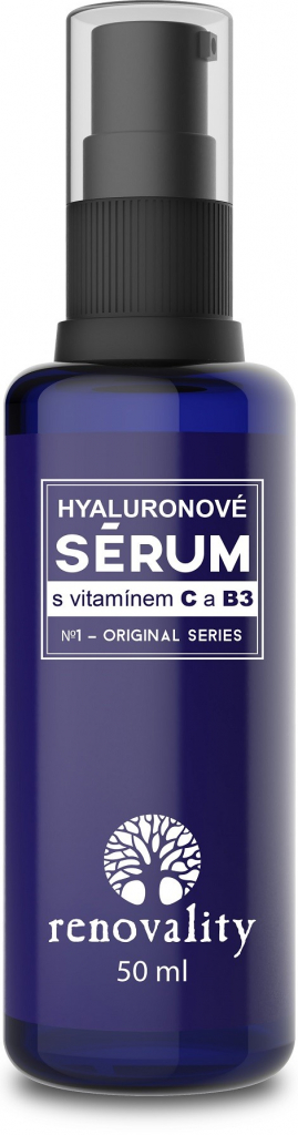 Renovality Hyaluronové sérum s vitamínem C a B3 50 ml
