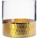 Skleněná váza a svícen Golden honey 12 cm – Hledejceny.cz