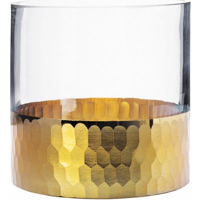 Skleněná váza a svícen Golden honey 12 cm – Hledejceny.cz