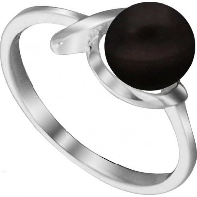 Moonpearls Moon Zara prsten s pravou říční černou perlou RP000134 RP000134  od 870 Kč - Heureka.cz