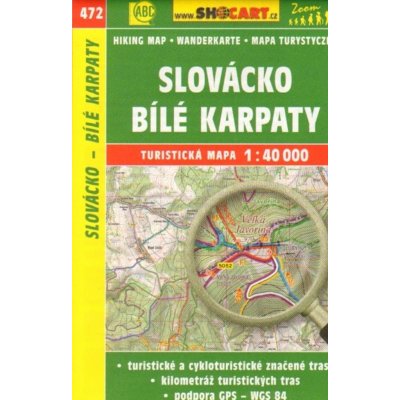 Turistická mapa 472 Slovácko Bílé Karpaty 1:40 000 – Zboží Mobilmania
